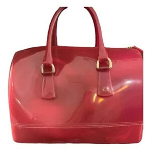 Furla Red Jelly Candy Bag